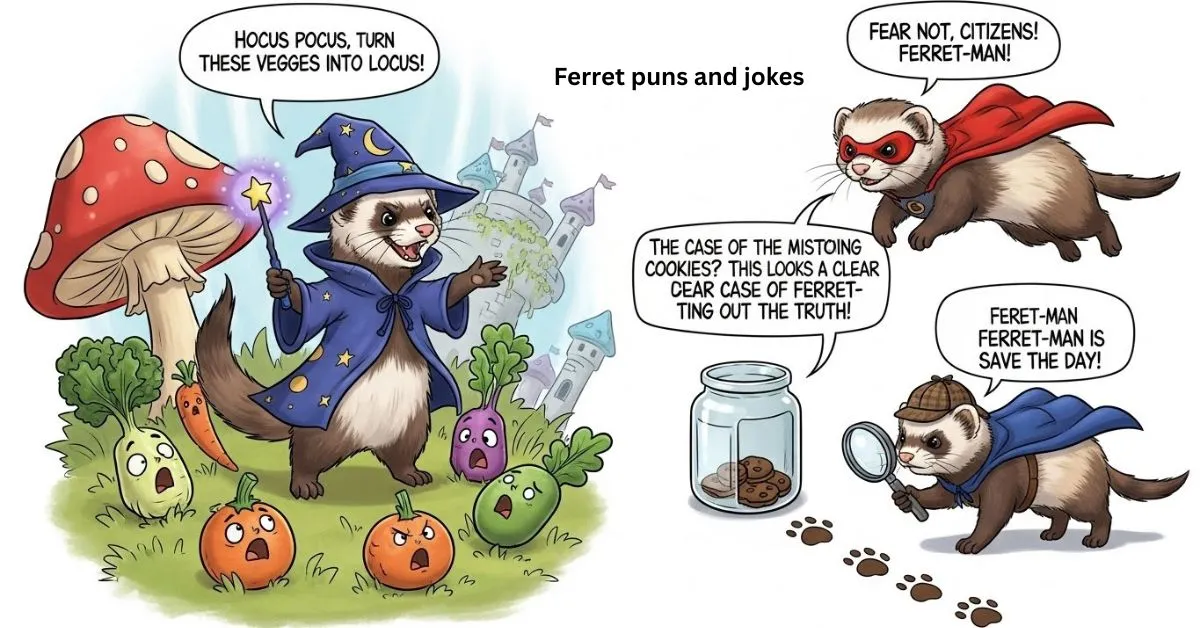 Ferret puns and jokes