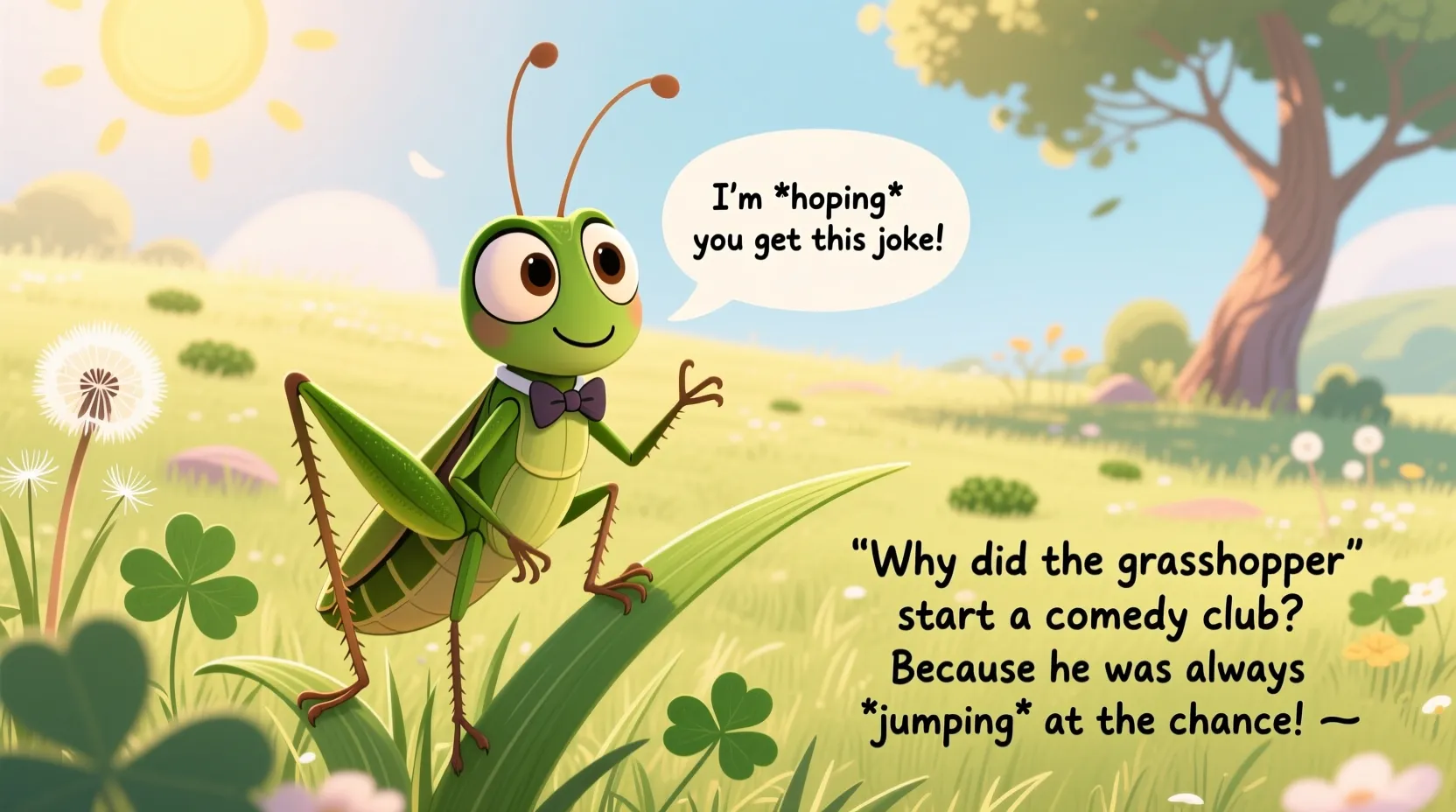 Grasshopper Puns and Jokes