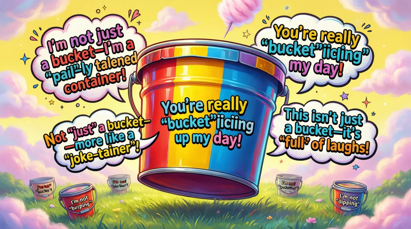 Bucket Puns and Jokes