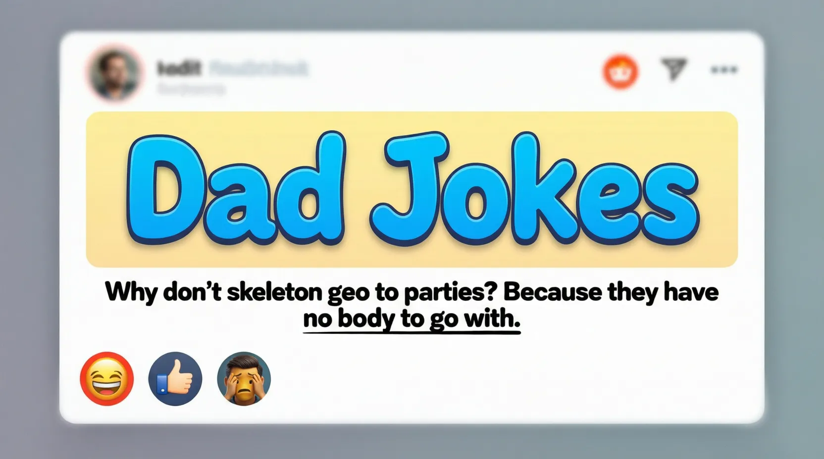 Dad Jokes Reddit