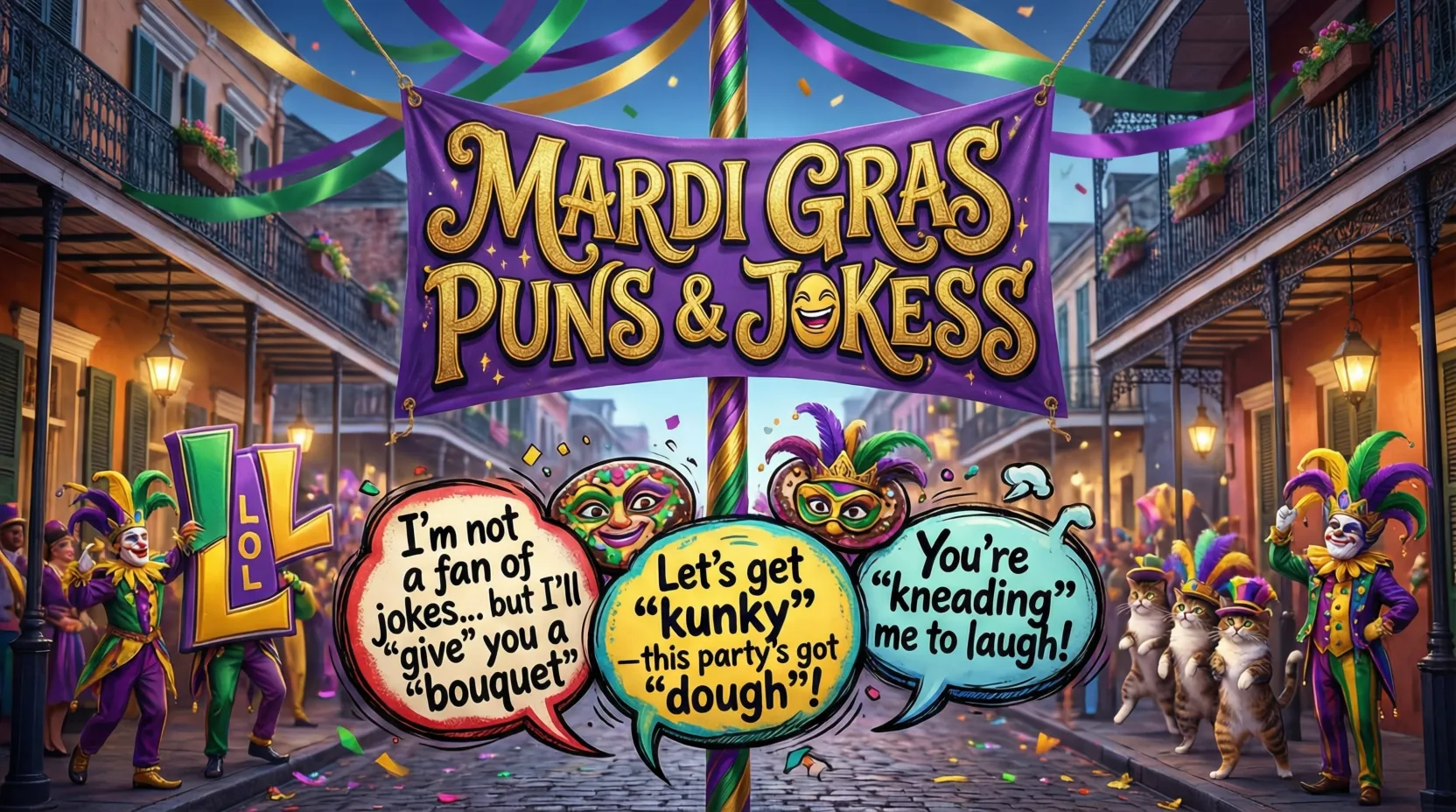 Mardi Gras Puns and Jokes
