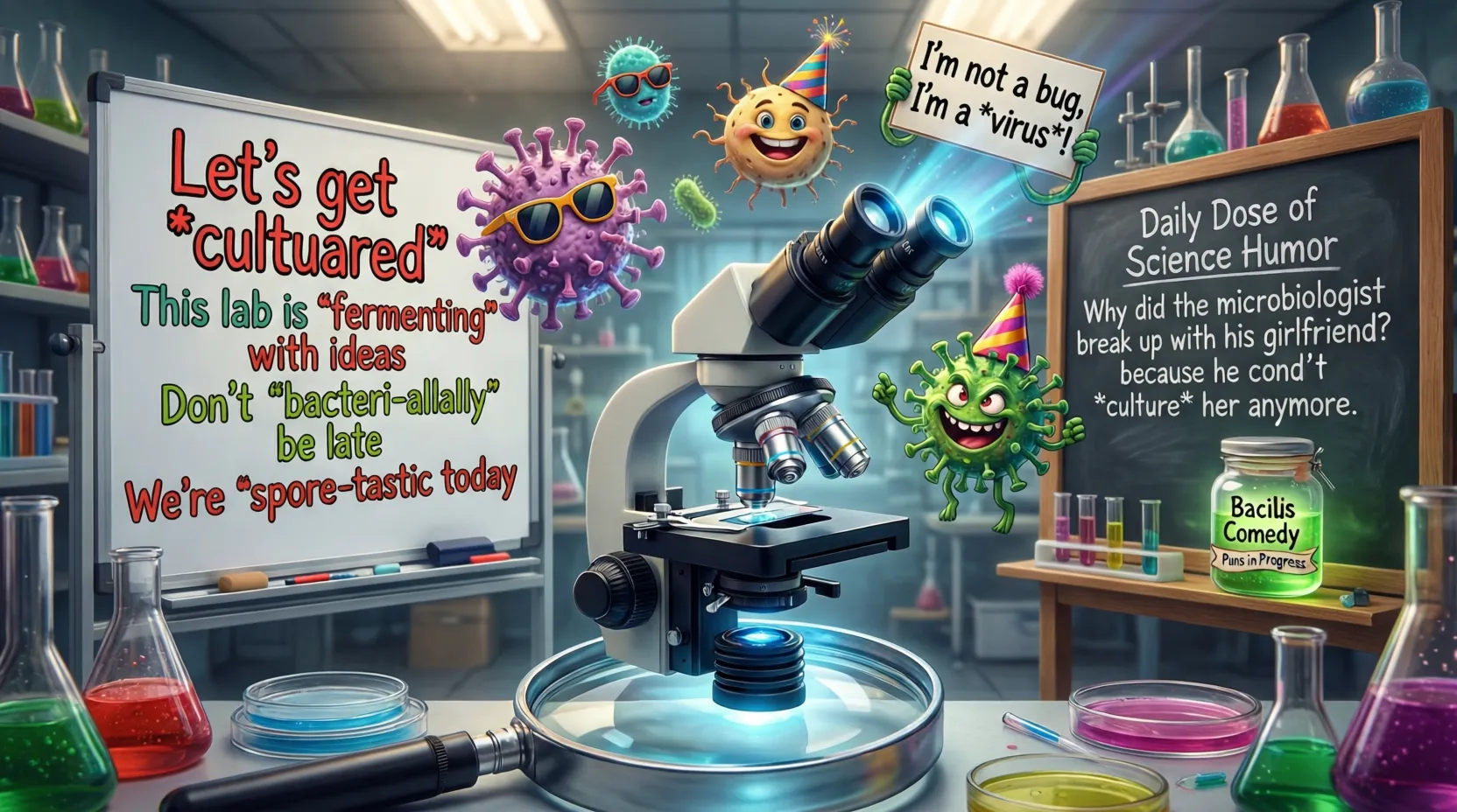 Microbiology Puns and Jokes