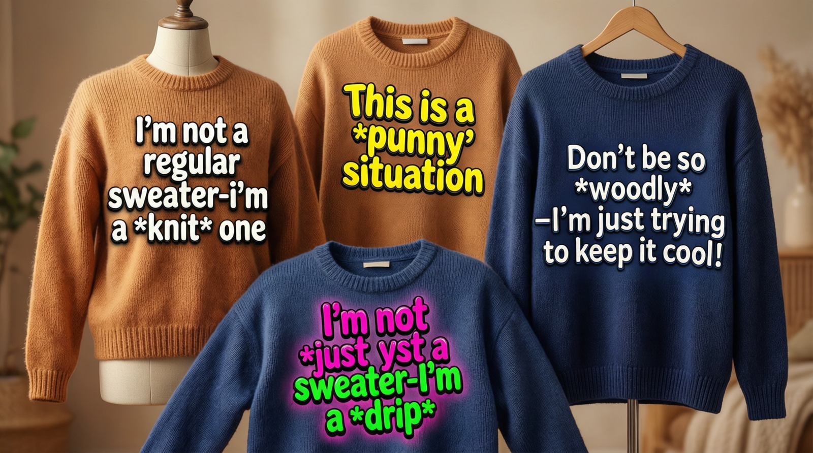 Sweater Puns and Jokes