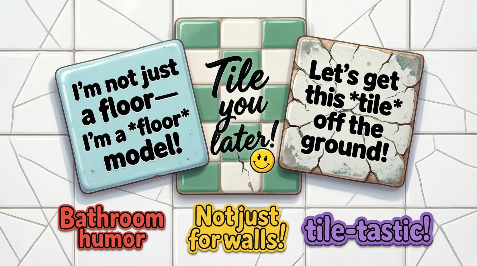 Tile Puns and Jokes
