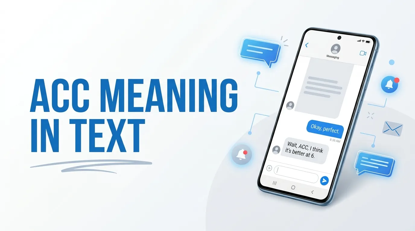 ACC Meaning in Text