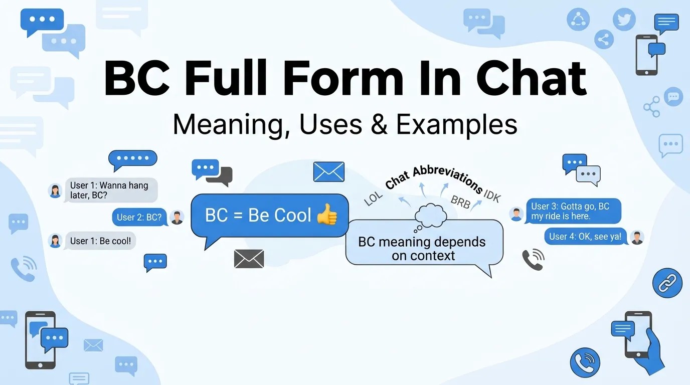 BC Full Form in Chat