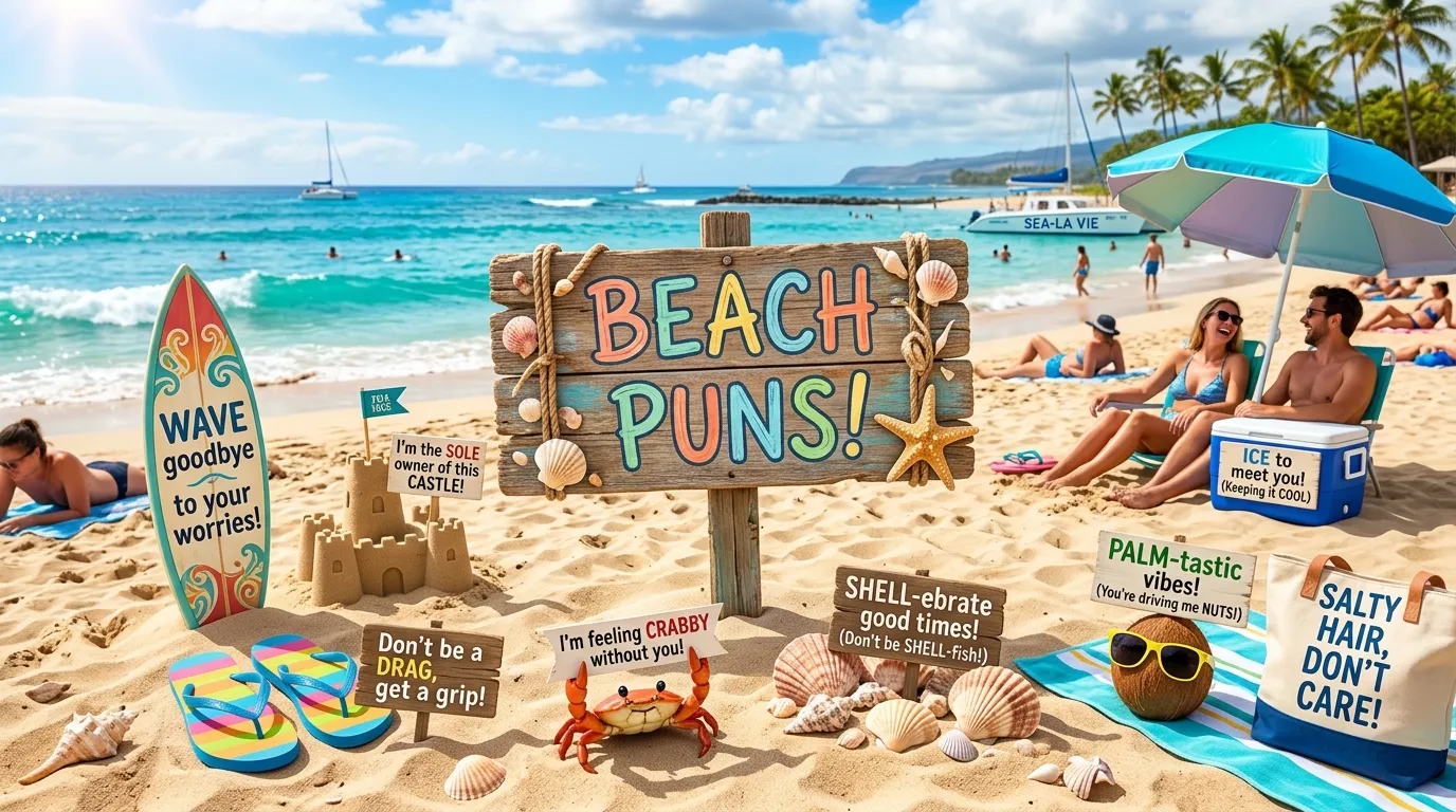 Beach Puns