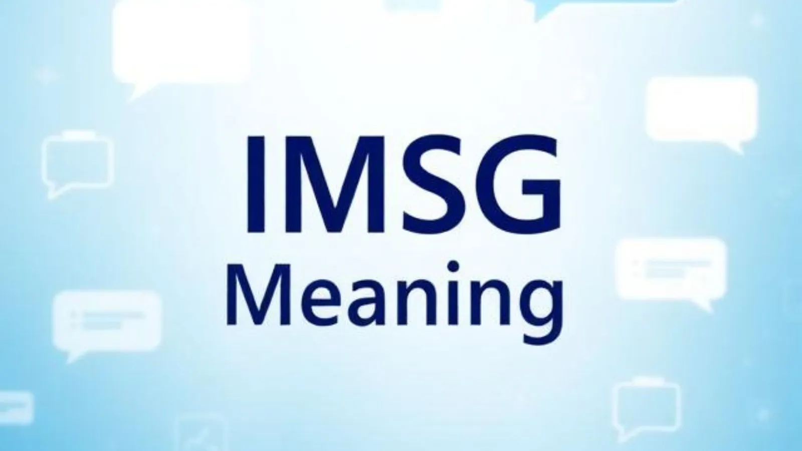 IMSG