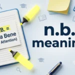 N.B. Meaning