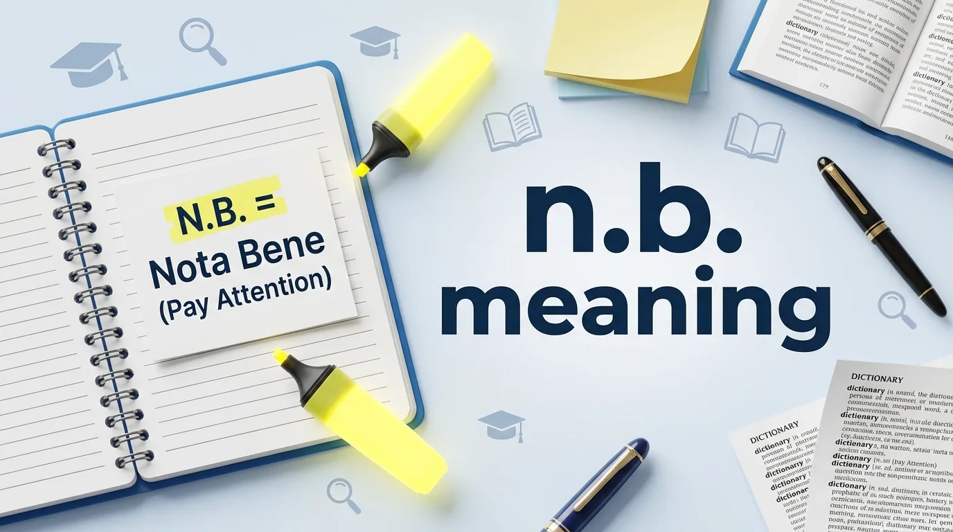 N.B. Meaning