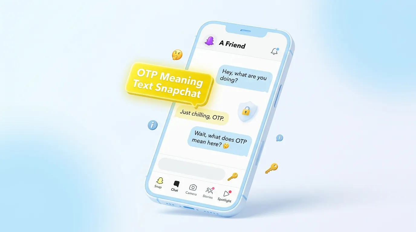 OTP Meaning Text Snapchat