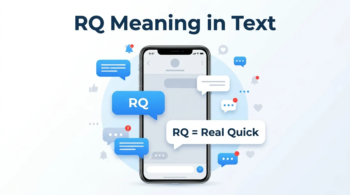 RQ Meaning in text