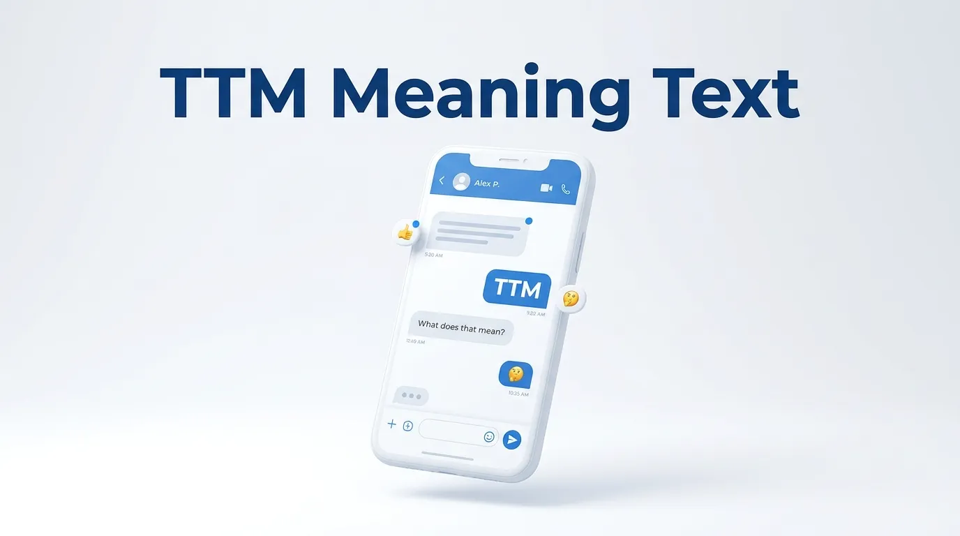 Ttm Meaning text