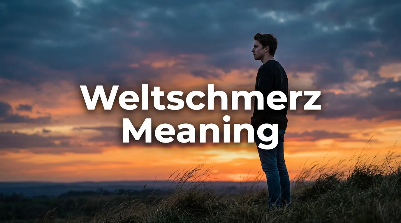 Weltschmerz Meaning