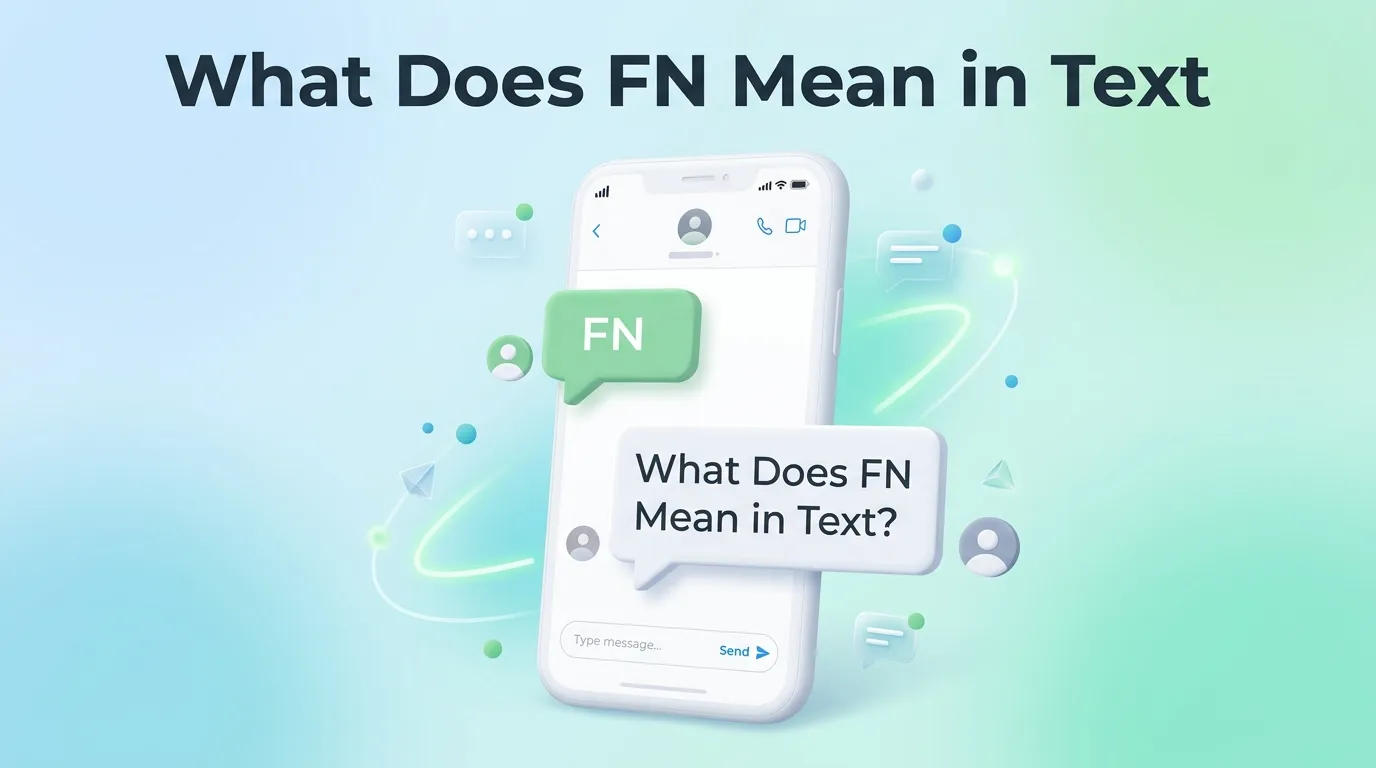 What Does FN Mean in Text
