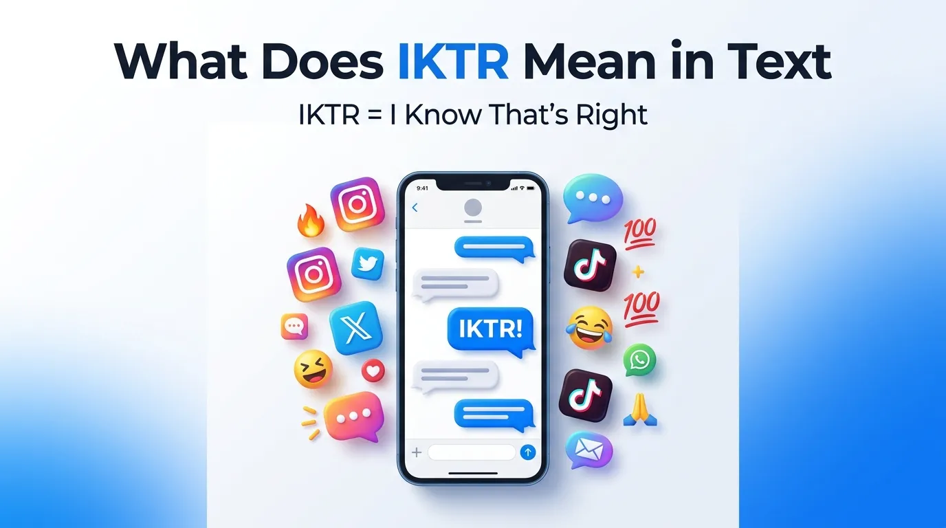 What Does IKTR Mean in Text