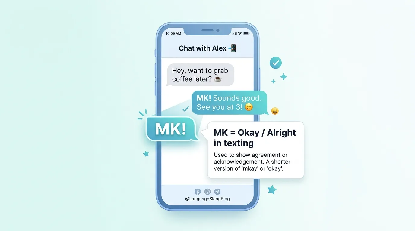 What Does MK Mean in Text