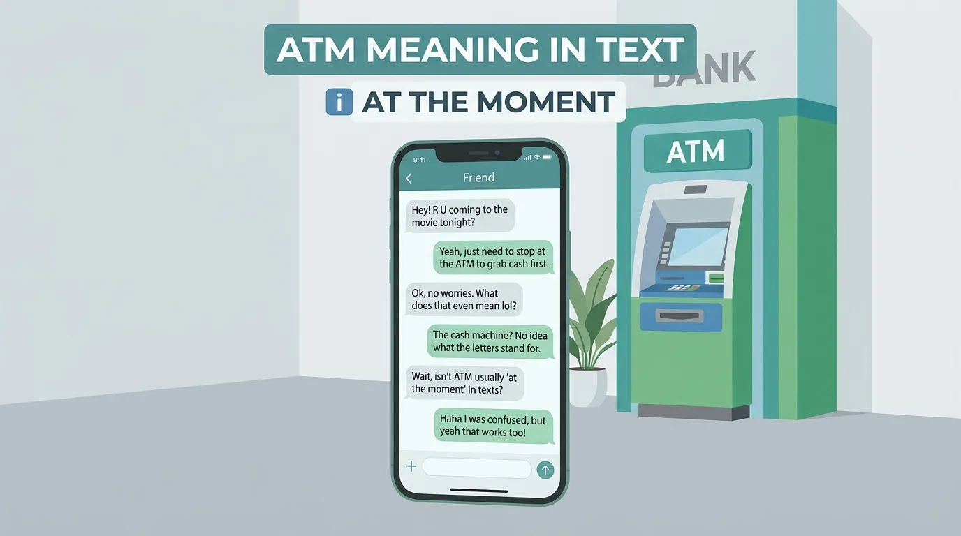 ATM Meaning in Text
