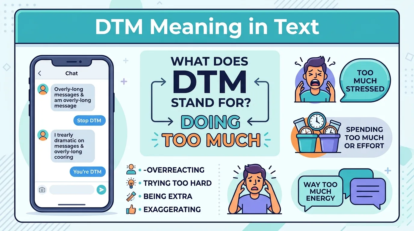 DTM Meaning in Text