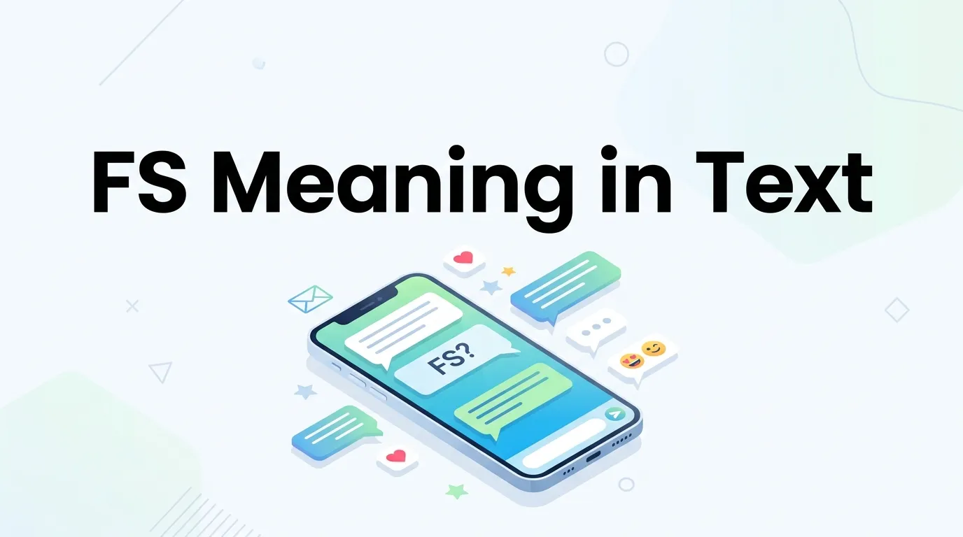 Fs Meaning in Text