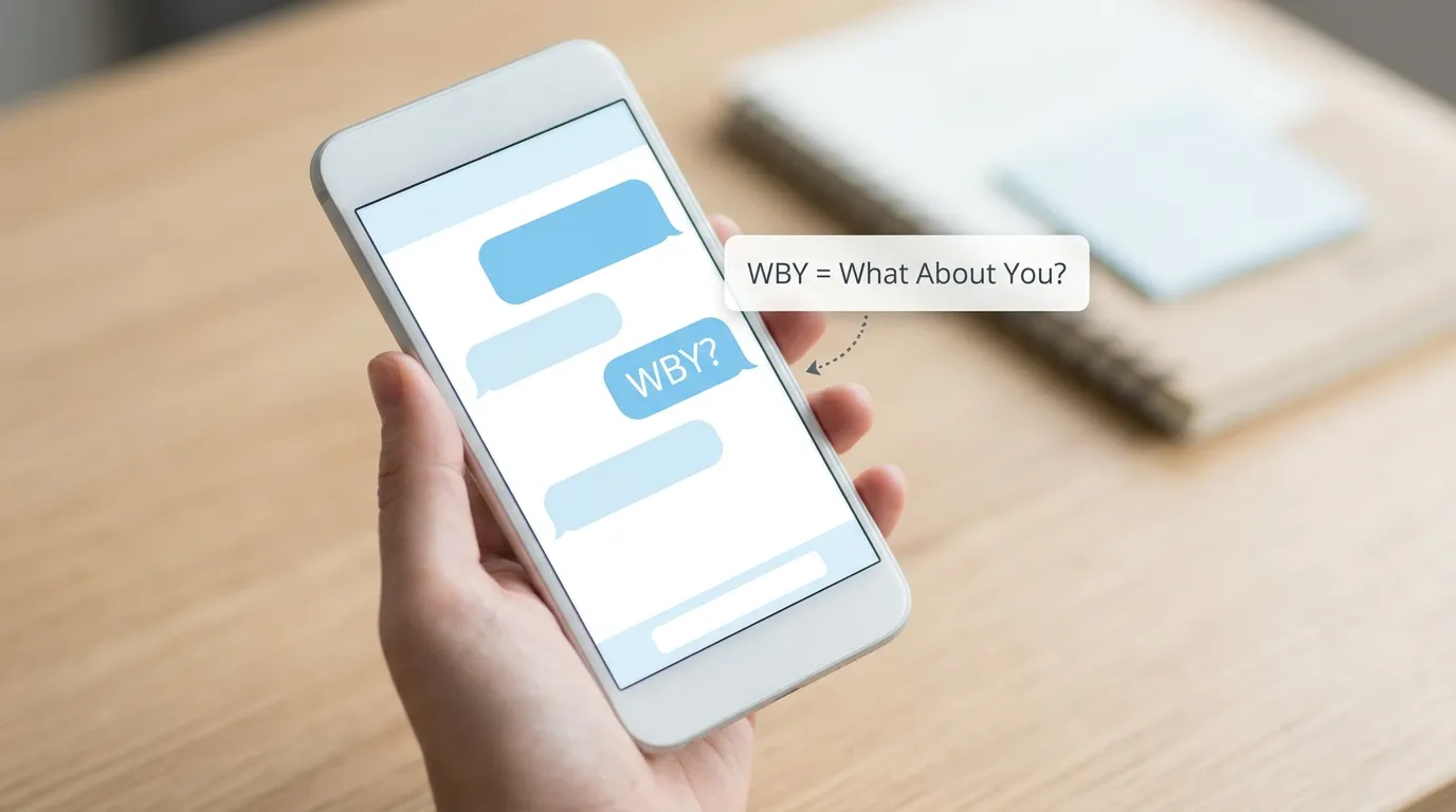 Wby Meaning in Text