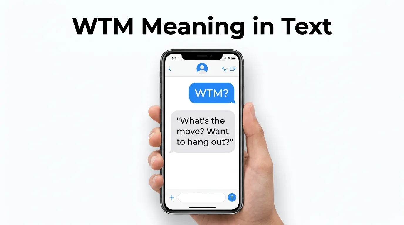 WTM Meaning in Text